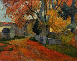 Paul Gauguin, Allée des Alyscamps 1888 Seiji Togo Memorial Sompo Japan Museum of Art, Tokyo