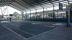 Lapangan Basket SMASA Blitar, Dengan kanopi dan tribun