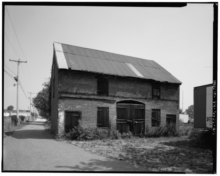 File:Lazaretto Quarantine Station, Carriage House, Wanamaker Avenue and East Second Street, Essington, Delaware County, PA HABS PA-6659-A-1.tif