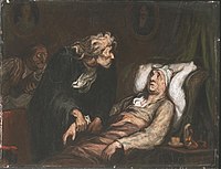 El enfermo imaginario de Honoré Daumier