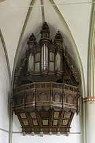 Schwalbennestorgel der Kirche St. Marien in Lemgo (1587)