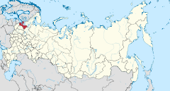 Leningrad in Russia.svg