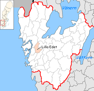 Lilla Edet - Localizazion