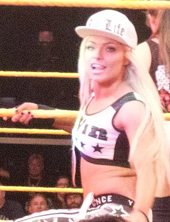 Morgan at NXT in 2015