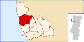 Localização no município de Matosinhos