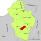 Расположение муниципалитета Фигеролес на карте провинции