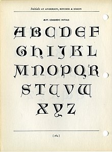 Frederic Goudy's Lombardic Capitals, metal type Lombardic Caps metal type.jpg