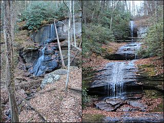 <span class="mw-page-title-main">DeSoto Falls (Georgia)</span> Waterfall in Lumpkin County, Georgia