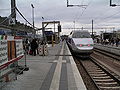 TGV der SNCF im Bahnhof (während der Umbauphase)