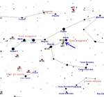 Karta över Messier 108