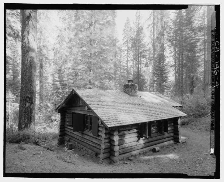 File:MERCED GROVE RANGER STATION ON COULTERVILLE ROAD. LOOKING ESE. GIS- NO READING AVAILABLE - Coulterville Road, Between Foresta and All-Weather Highway, Yosemite Village, Mariposa HAER CAL,22-YOSEM,28-4.tif