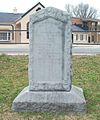 John Sevier monument in Myrtle Hill Cemetery for Battle of Hightower in Sept. 24, 2008