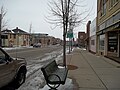 Stoughton, Wisconsin's Main Street from a street view