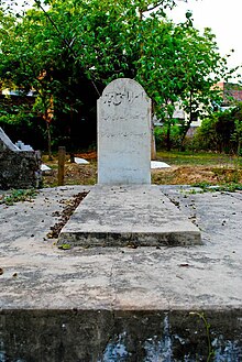 Majaz's grave at Nishatganj Graveyard in Lucknow. Majaz Grave.jpg