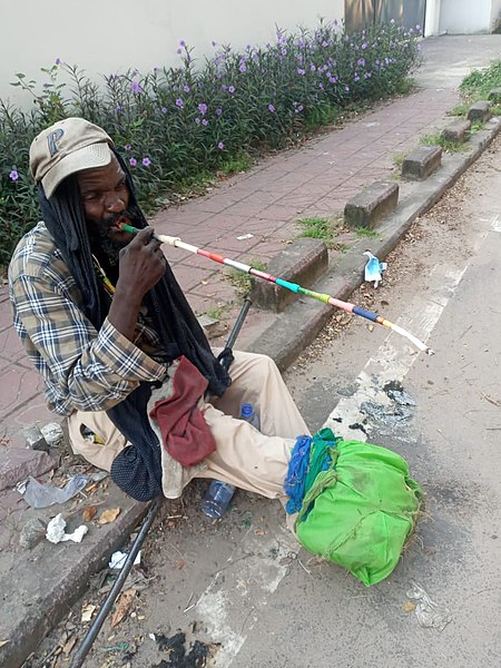 File:Man Smoking with 14 Make Shift Filters.jpg