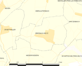 Poziția localității Eberbach-Seltz
