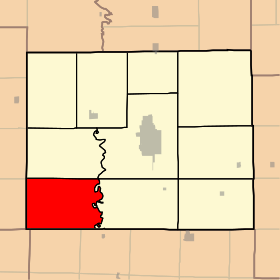 Localização de Walnut Township