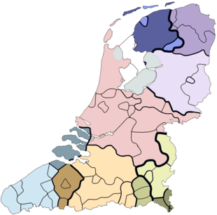 Dialectes du néerlandais. Le flamand au sens large regroupe les dialectes méridionaux parlés en Belgique.