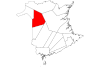 Map of New Brunswick highlighting Victoria County.svg