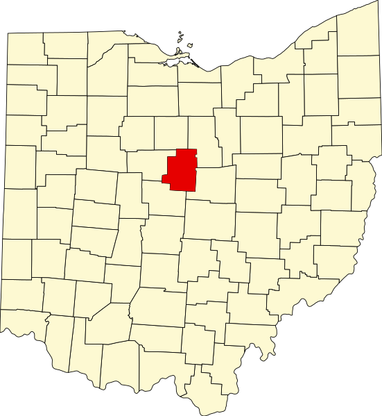 File:Map of Ohio highlighting Morrow County.svg