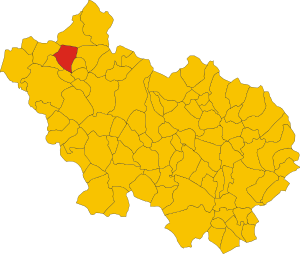 Map of comune of Fiuggi (province of Frosinone, region Lazio, Italy).svg