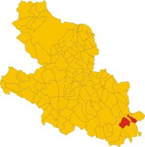Map of comune of Roccaraso (province of L'Aquila, region Abruzzo, Italy).svg