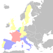 Map of nationalities in the 1971 Tour de France.svg