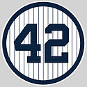The Yankees retired Rivera's uniform number on September 22, 2013, making him the first active Yankee player to be honored in this way. MarianoRivera42.jpg