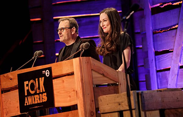 Event hosts, Mark Radcliffe and Julie Fowlis