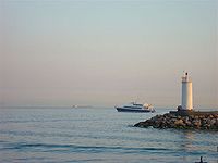 View of the Marmara Sea from Kumkapı.