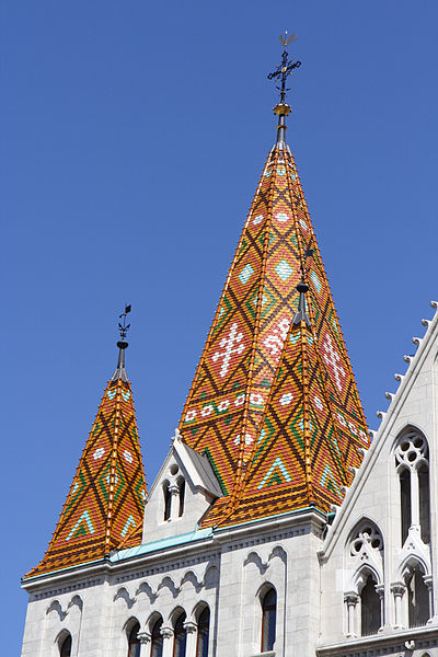 File:Matthias Church Budapest Roof Tiles.jpg