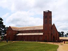 Cathedral of the Holy Rosary in Mbalmayo. Mbalmayo-cathedral.jpg