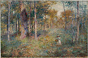 Girl in the forest