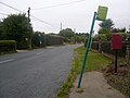 Bus stops at Dovecotes, on Merstone Lane, Merstone, Isle of Wight for Southern Vectis route 3. From the timetable change on 5 September 2010 route 3 was re-routed to serve the main road through Rookley, with route 2 being re-routed to serve Merstone.