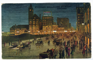 Michigan Boulevard dum La nokto-pm1912 F.-png