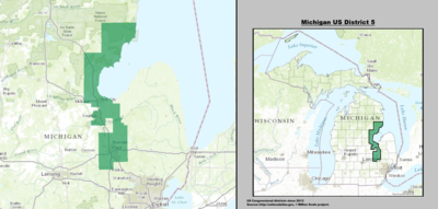 Michigan ABD Kongre Bölgesi 5 (2013'ten beri).tif