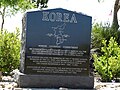 Korean War Memorial - Chosin Reservoir by the San Diego Chapter of the Chosin Few - on the Memorial Walk at Miramar National Cemetery