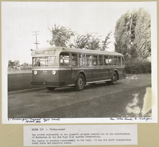 File:Model 718 - 41 Passenger - New York City Omnibus Corporation - (3593428904).jpg