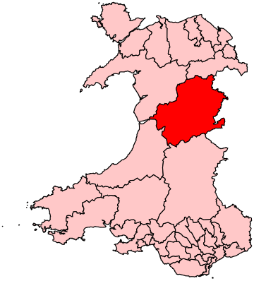 Montgomeryshire (circonscription du Parlement britannique)