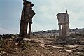 Monumental Arch, Qalat Sem'an Complex (قلعة سمعان), Syria - View from west - PHBZ024 2016 2101 - Dumbarton Oaks.jpg