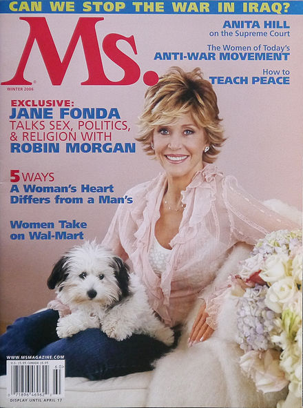 Fonda on the cover of Ms. magazine in 2006