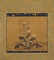 Cây mù tạc và bướm, tranh lụa đầu giữa triều đại nhà Minh khoảng năm 1368–1550
