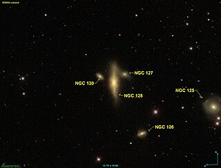 NGC 125 Lenticular galaxy in Pisces