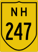 National Highway 247 Schild}}