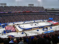 View from inside the stadium during the opening ceremony NHL Winter Classic 2008.jpg