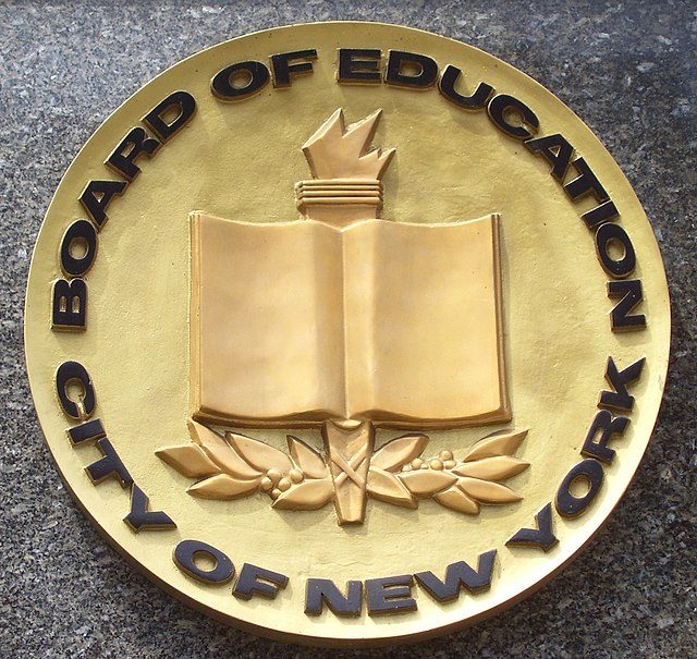 Former seal of the Board of Education