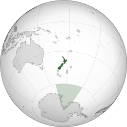 Nuova Zelanda - Localizzazione