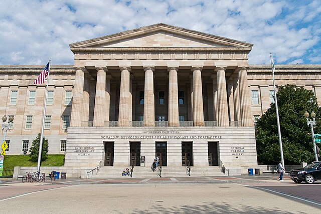 National Portrait Gallery's F Street entrance