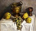 Still Life with grapes and quince