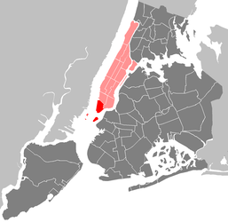 Manhattan Community Board 1 - Mapa